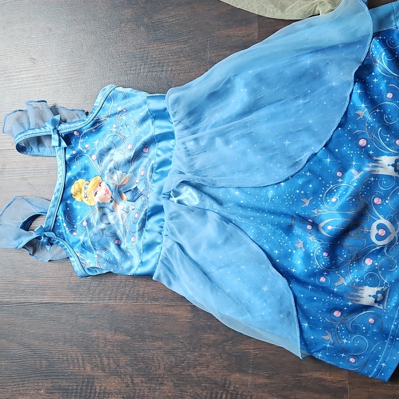 Blue and Gold Princess Dresses - Picture 2 of 7